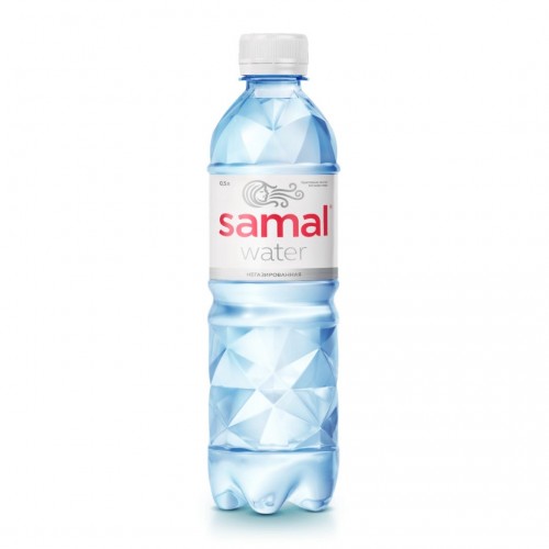Питьевая озонированная природная вода "Samal" 0.5 л. негазированная