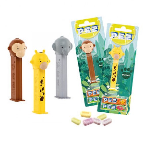 PEZ 1+2 БЛИСТЕР (ЗВЕРУШКИ) 1Х12ШТ