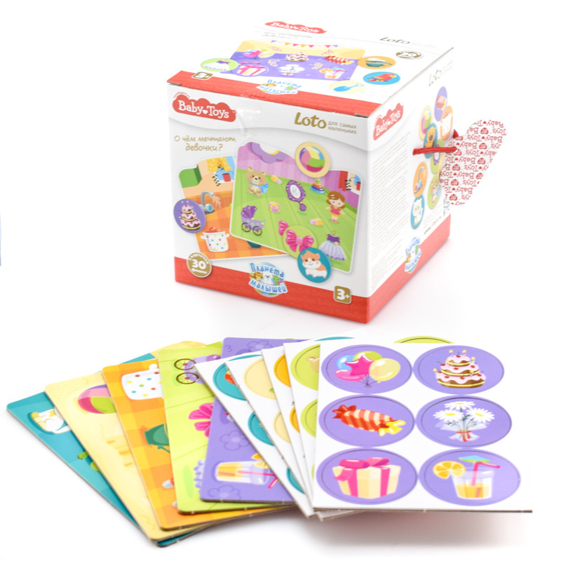 Лото для самых маленьких "О чем мечтают девочки" Baby Toys арт.02526