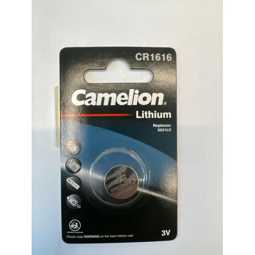 Батарейка, CAMELION, CR1616-BP1, Lithium Battery, CR1616, 3V, 220 mAh, 1 шт.