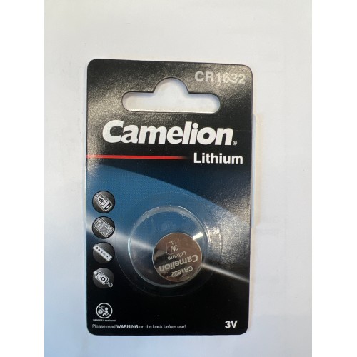 Батарейка, CAMELION, CR1632-BP1, Lithium Battery, CR1632, 3V, 120 mAh, 1 шт.