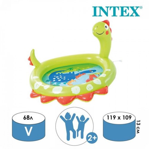 Надувной бассейн "Динозавр" 119х109х66 см INTEX ( Арт. 58437NP)