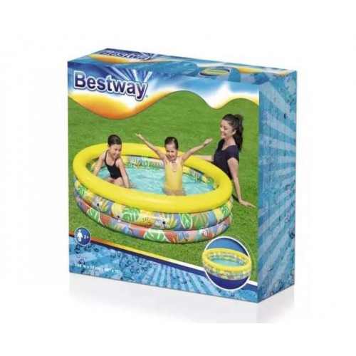 Надувной бассейн ГИППО Jumbo Hippo 168 x 38 см ( Арт. 51203)