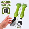 Набор детских столовых приборов в футляре "Лягушата", вилка, ложка    10105347