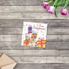 Открытка-мини "С Днём Рождения!" подарки, 7 х 7 см   3606097