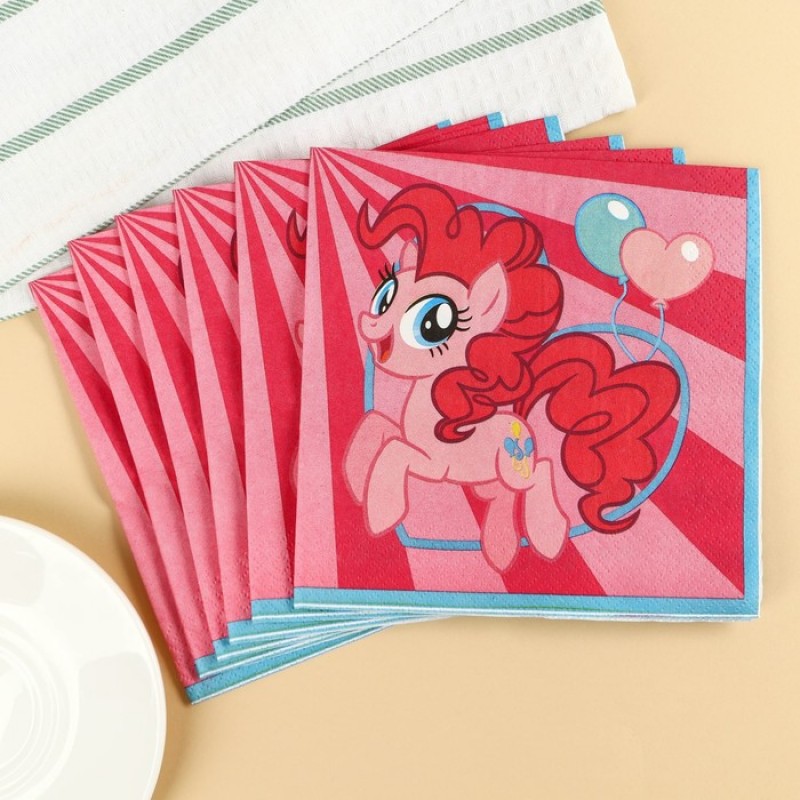 Набор бумажных салфеток My little pony, 33х33 см, 20 шт., 3-х слойные 9537309