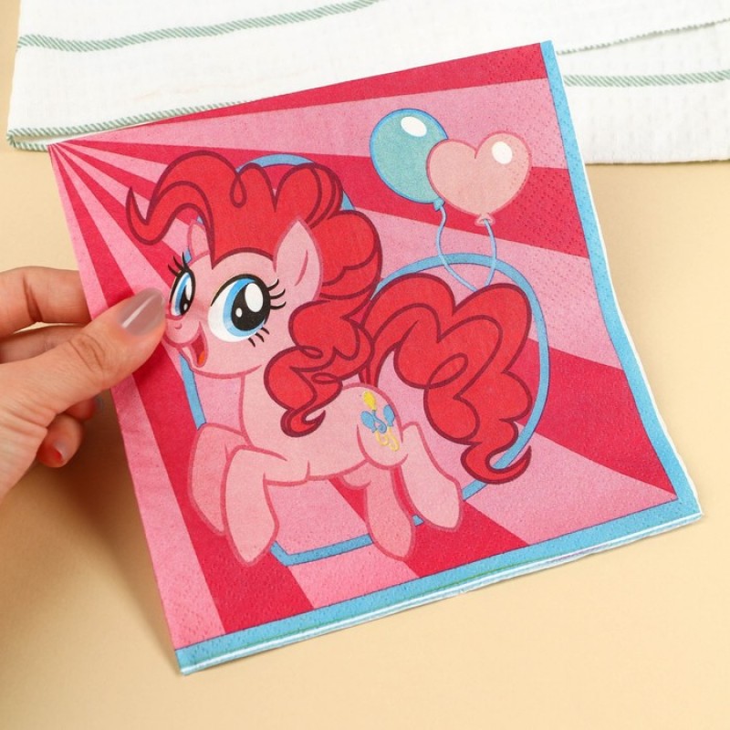 Набор бумажных салфеток My little pony, 33х33 см, 20 шт., 3-х слойные 9537309