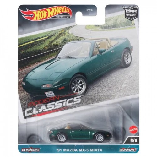 HKC68 МАШИНКА HOT WHEELS CAR CULTURE 91 MAZDA MIATA