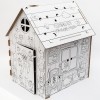 Дом из картона "Дом-раскраска" набор для творчества, Синий трактор 7087794