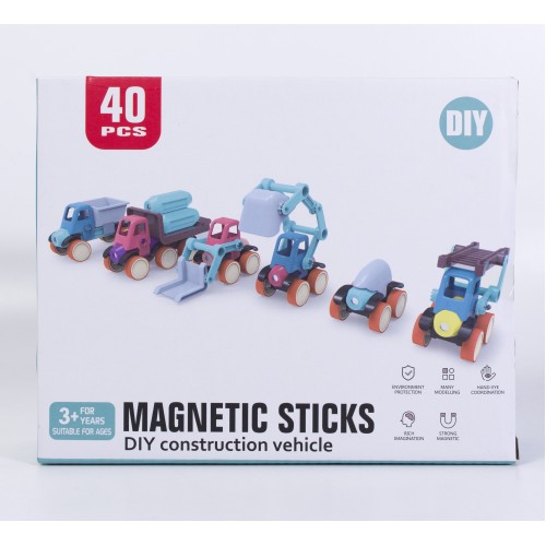 Магнитный грузовик DIY Truck, YT026