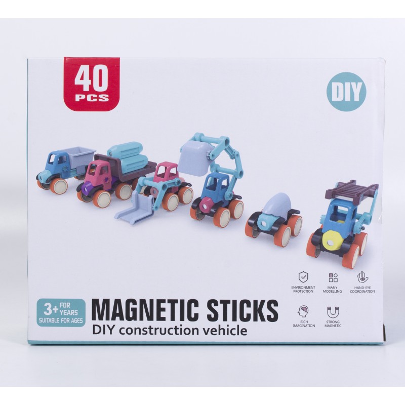 Магнитный грузовик DIY Truck, YT026