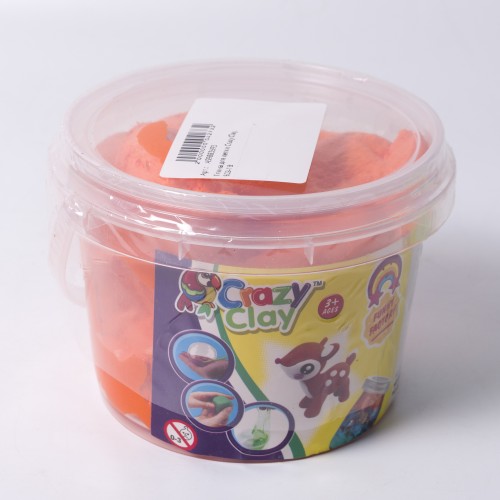 Глина для лепки Crazy Clay, 502-1B (Оранжевый)