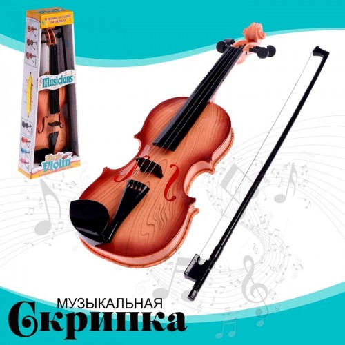 Игрушка музыкальная "Скрипка маэстро", цв. светло-коричневый 7871391