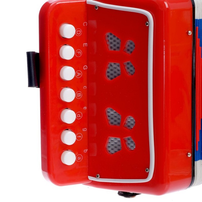 ZABIAKA Игрушка музыкальная "Гармонь" красная  №SL-64253 1767373
