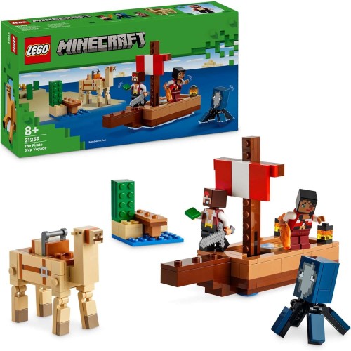 Lego 21259 Minecraft Путешествие на пиратском корабле