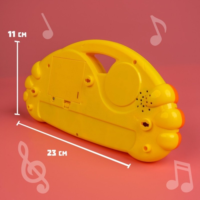 ZABIAKA музыкальное пианино "Добрая сказка" свет, звук SL-04808  5217485