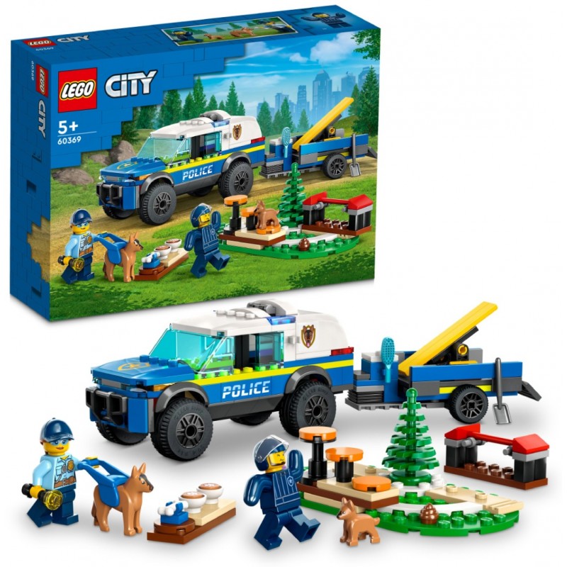 Lego 60369 Город Тренировка полицейских собак