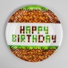 Тарелка бумажная "Happy birthday!", 18 см 5012823