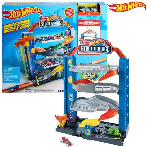 HOT WHEELS.ЧЕТЫРЕХЭТАЖНЫЙ ГАРАЖ ДЛЯ МАШИНОК