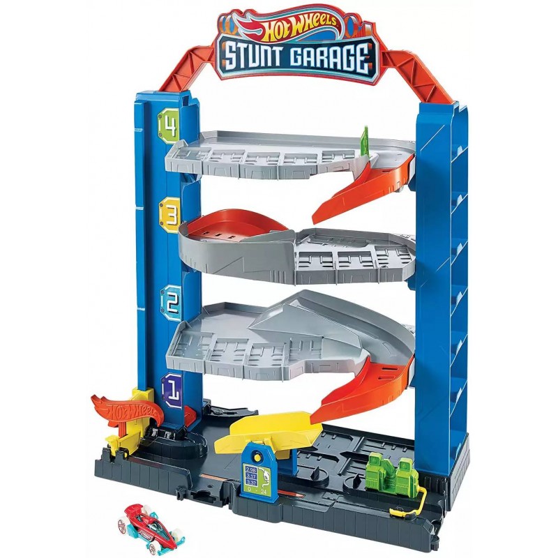 HOT WHEELS.ЧЕТЫРЕХЭТАЖНЫЙ ГАРАЖ ДЛЯ МАШИНОК