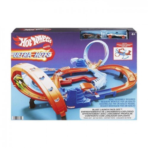 HXR71 HW ТРЕК HOT WHEELS ULTRA HOTS BLAST LAUNCH FACE-OFF