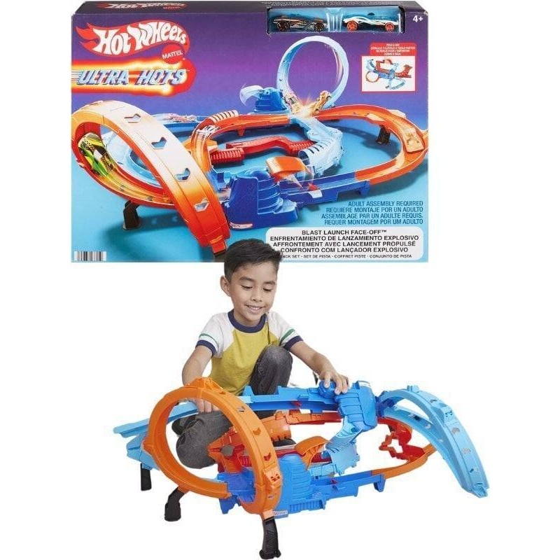 HXR71 HW ТРЕК HOT WHEELS ULTRA HOTS BLAST LAUNCH FACE-OFF