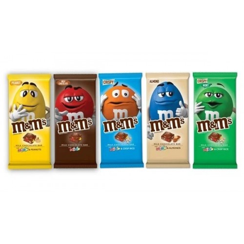 Плитка молочного шоколада M&M's ~160 гр в асс.
