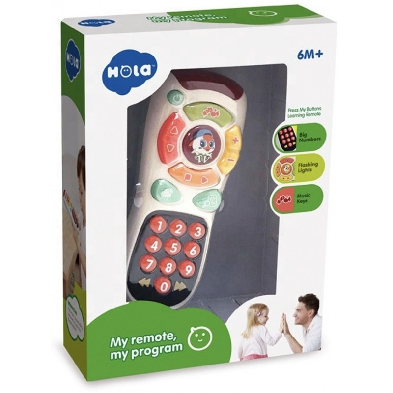 Hola: Игрушка развивающая "Пульт", со светом и звуком арт.3113