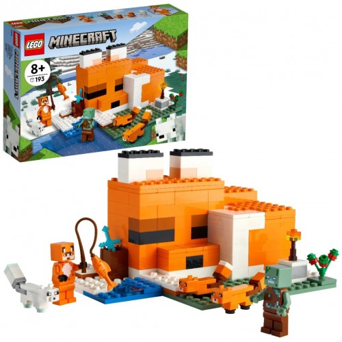 Lego 21178 Minecraft Лисья хижина