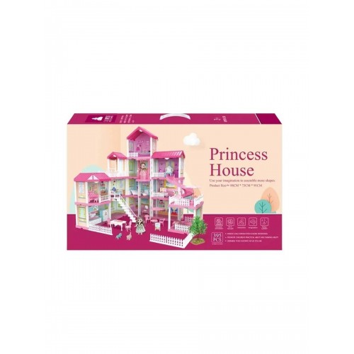 Набор домик для куклы 2 этажа Princess House арт.668-59