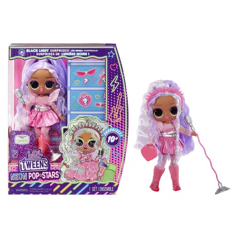 L.O.L. Surprise 43553 Кукла Tweens Neon Китти с акс.