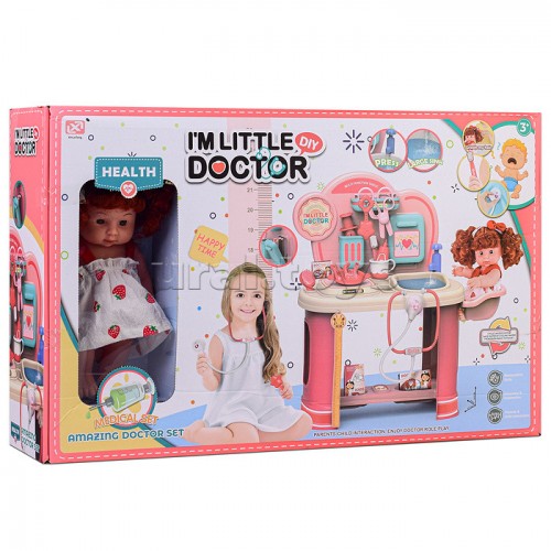 Набор доктора с куклой I'M LITTLE DOCTOR арт.8835А-1