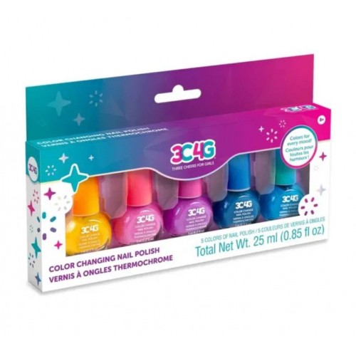 НАБОР ЛАКОВ ДЛЯ НОMake It Real Color 6 цветов  лака для ногтей