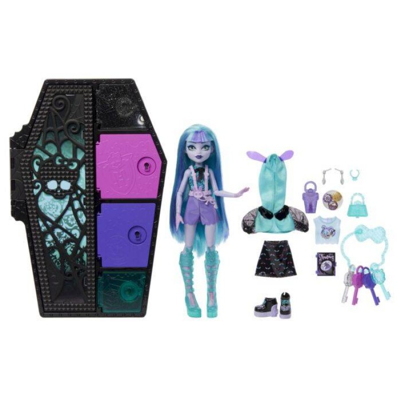 HNF82 MH КОЛЛЕКЦИОННАЯ КУКЛА MONSTER HIGH НЕОНОВАЯ СЕРИЯ TWYLA
