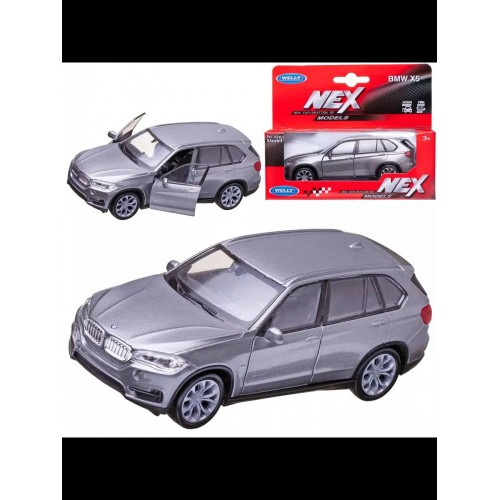 Машинка WELLY 1:38 BMW X5, пруж. мех., цвет в асс.