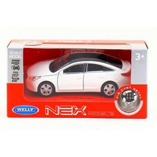 Машинка WELLY 1:38 Hyundai Sonata, пруж. мех., цвет в асс.
