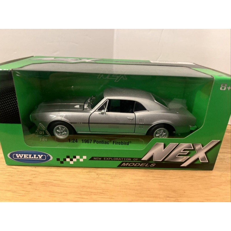 Машинка WELLY 1:38 Pontiac Firebird 1967, пруж. мех., цвет в асс.