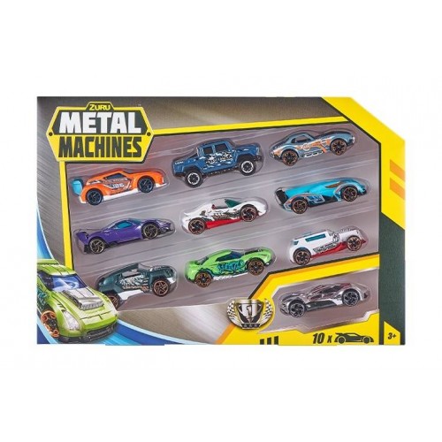 Набор машинок ZURU Metal Machines в асс., 10шт.