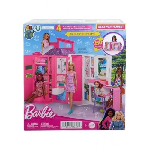 HRJ77 BRB ИГРОВОЙ НАБОР BARBIE ДОМИК ДЛЯ ОТДЫХА С КУКЛОЙ