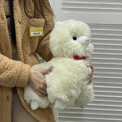 Мягкая игрушка Альпака 40 см 108-37