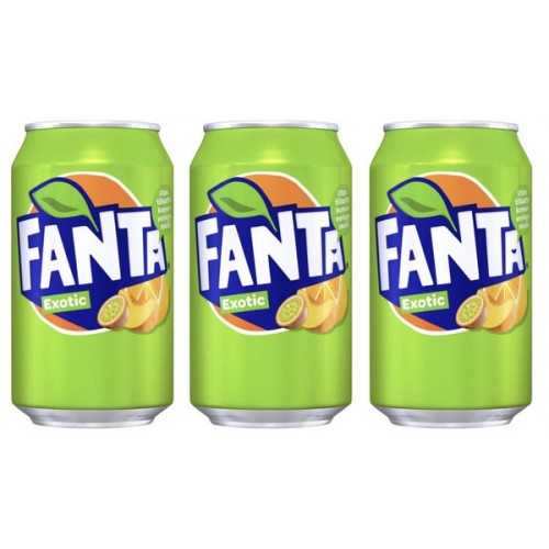 Напиток б/а газ Fanta Exotic (Фанта Экзотик) ж/б 330 мл