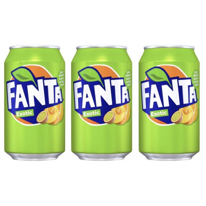 Напиток б/а газ Fanta Exotic (Фанта Экзотик) ж/б 330 мл
